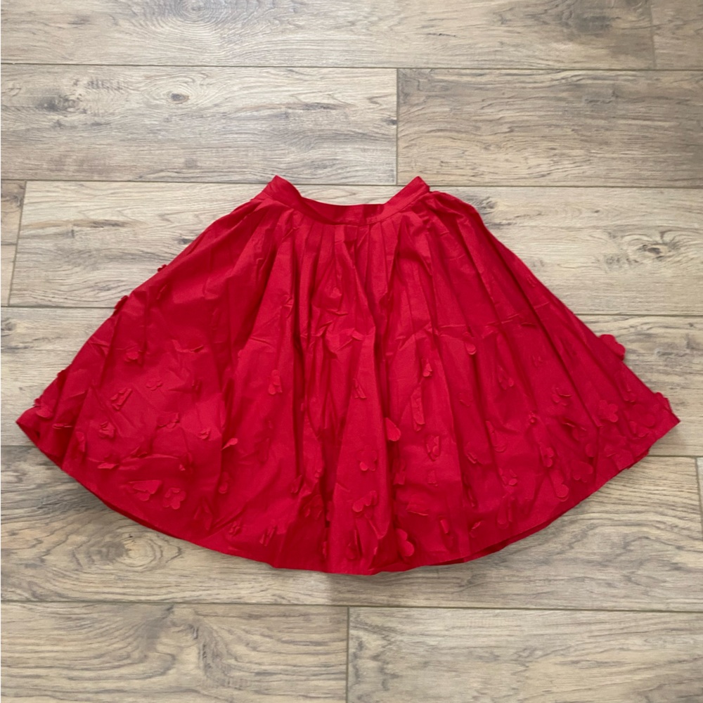 Elegant Red Women's Skirt
